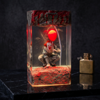 Pennywise,  epoxy lamp, desk lamp