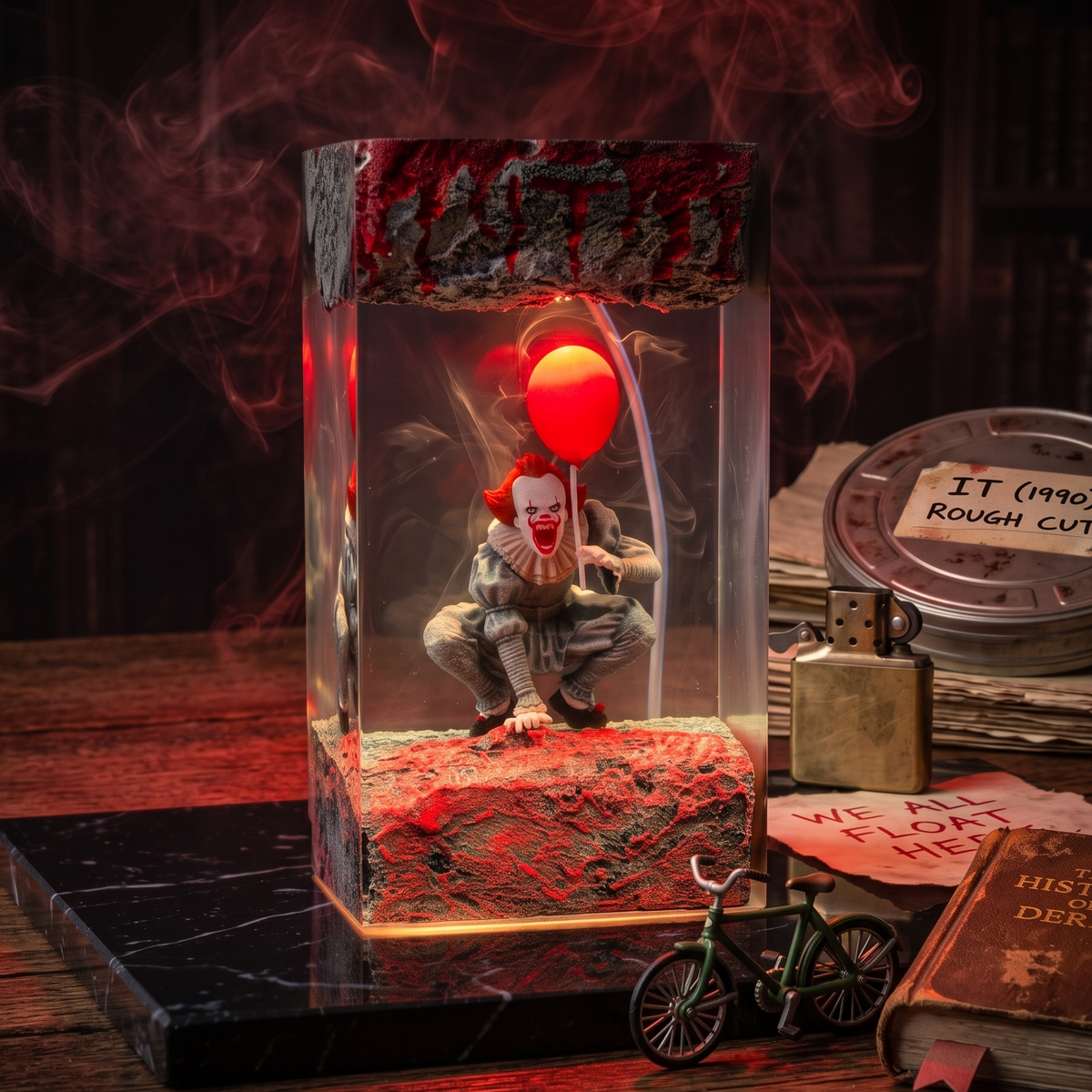 Pennywise, resin lamp
