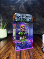 Yoda Resin Lamp | Star Wars Diorama & Decor | Handmade Gift