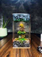 Yoda Resin Lamp | Star Wars Diorama & Decor | Handmade Gift