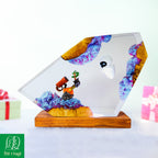 WALL-E & EVE Resin Lamp - Handmade Robot Plant Night Light